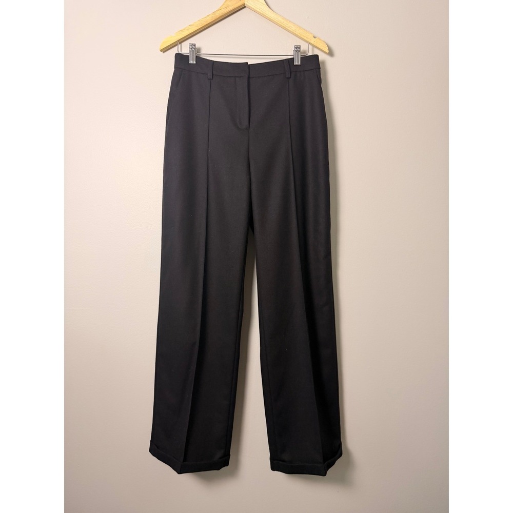 Boden Wide Leg Dress Pants in Black Size 8
